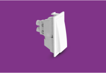 10 Amp 1 Way Switch 1 M (Cherry) (V1015) – V-Five Series | Vinayak Electricals